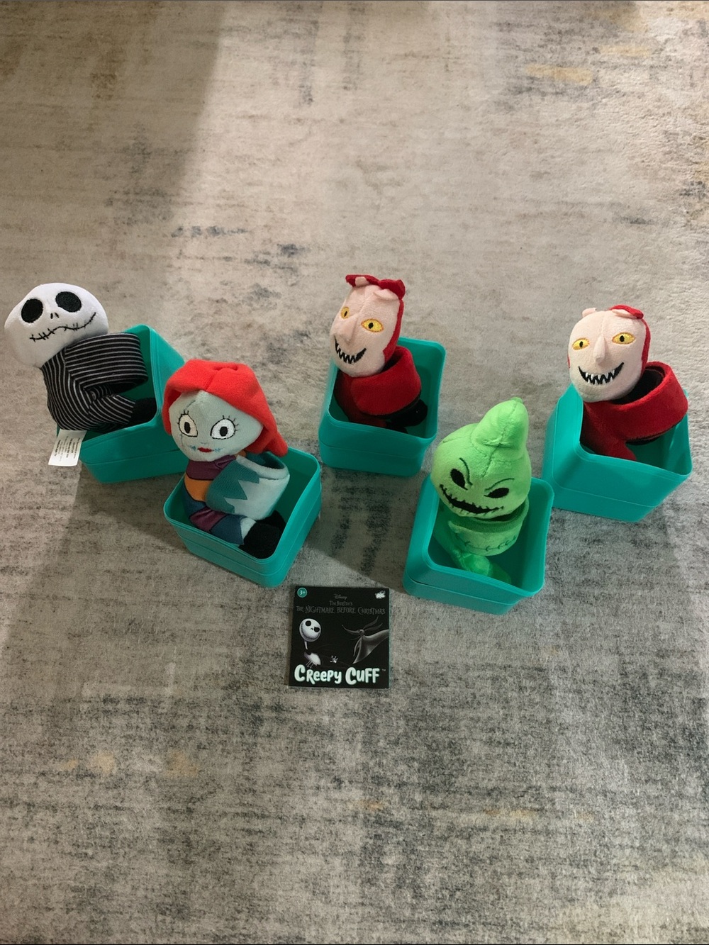 Lot of 5 Disney-Nightmare Before Christmas Creepy Cuffs